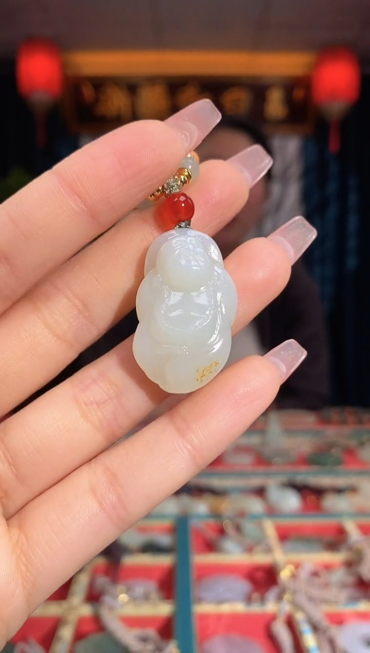 【闪购商品】和田玉颈饰未镶嵌站佛