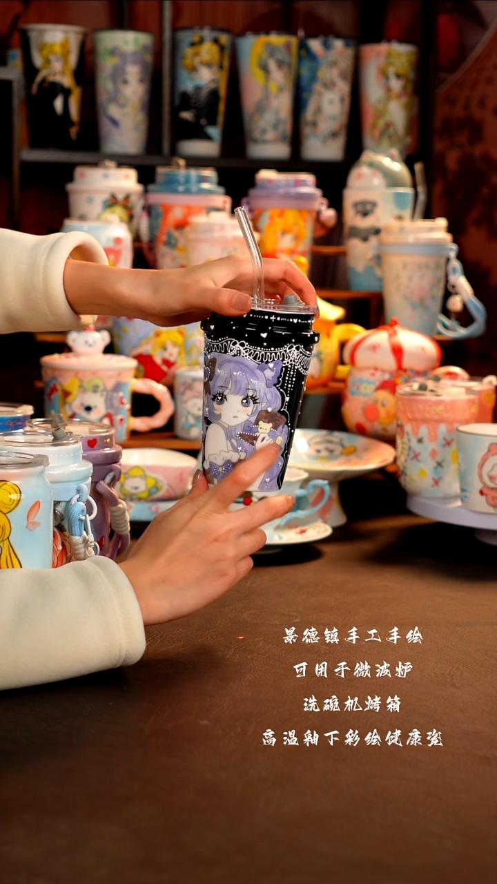 景德镇手工手绘杯杯