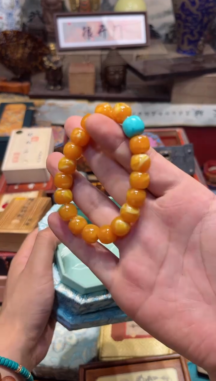 未镶嵌蜜蜡裸石8瑞哥专属高端精品56