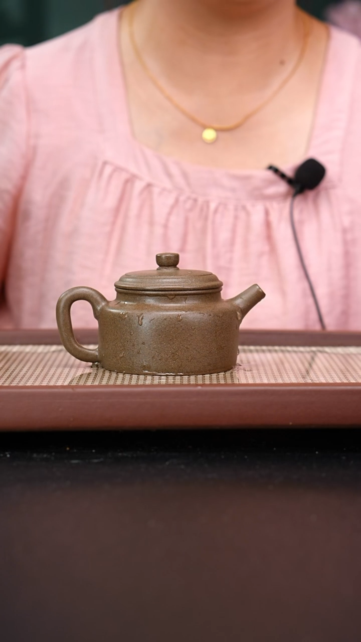 茶壶紫砂蟹壳青德钟200cc肖江群