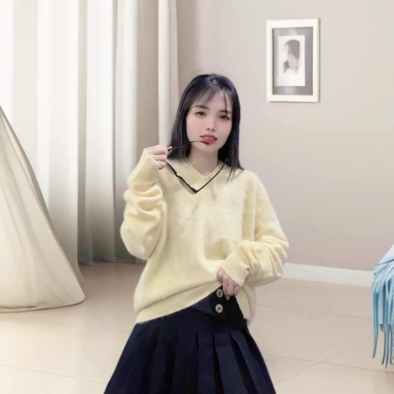 600-699水洗拉毛拉绒毛衣