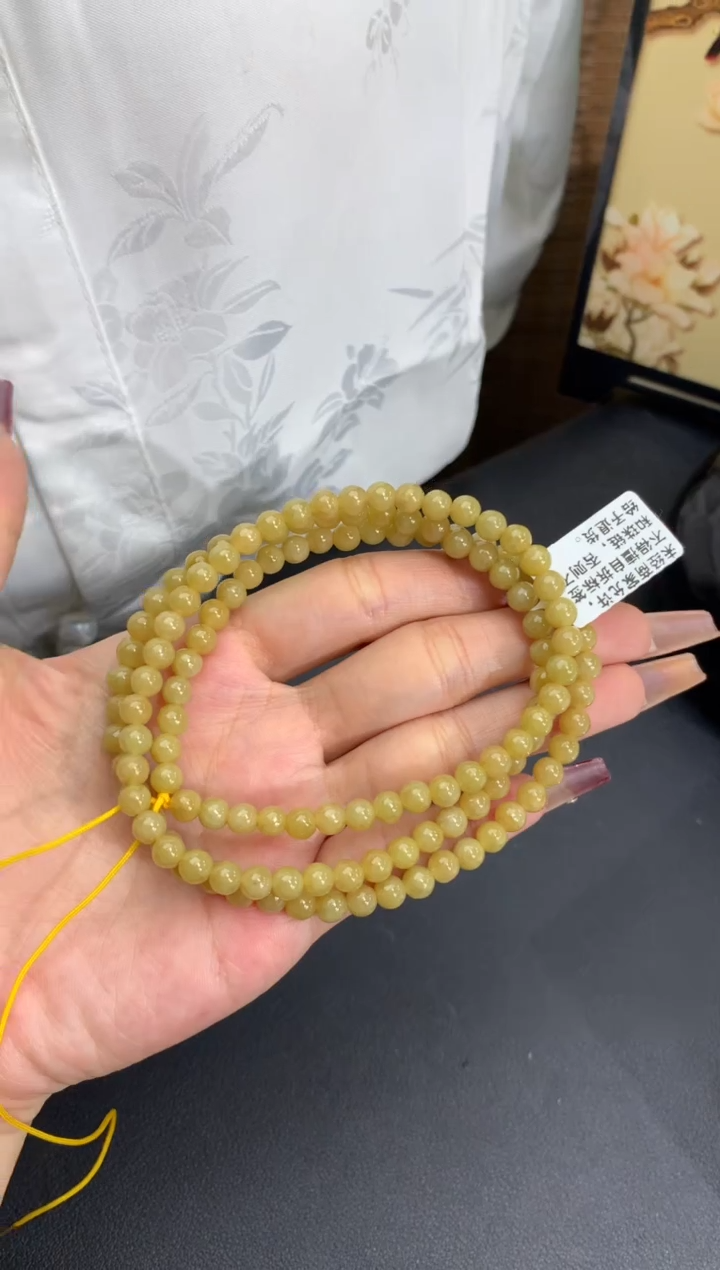【闪购商品】翡翠手链未镶嵌卡5.2mm