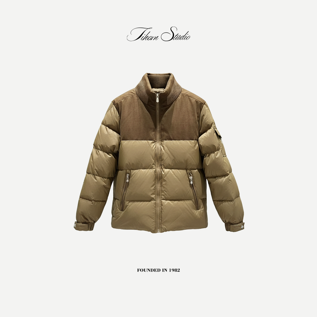 【睿智】2025冬季新款时尚休闲羽绒服立领外套男装TH-7212