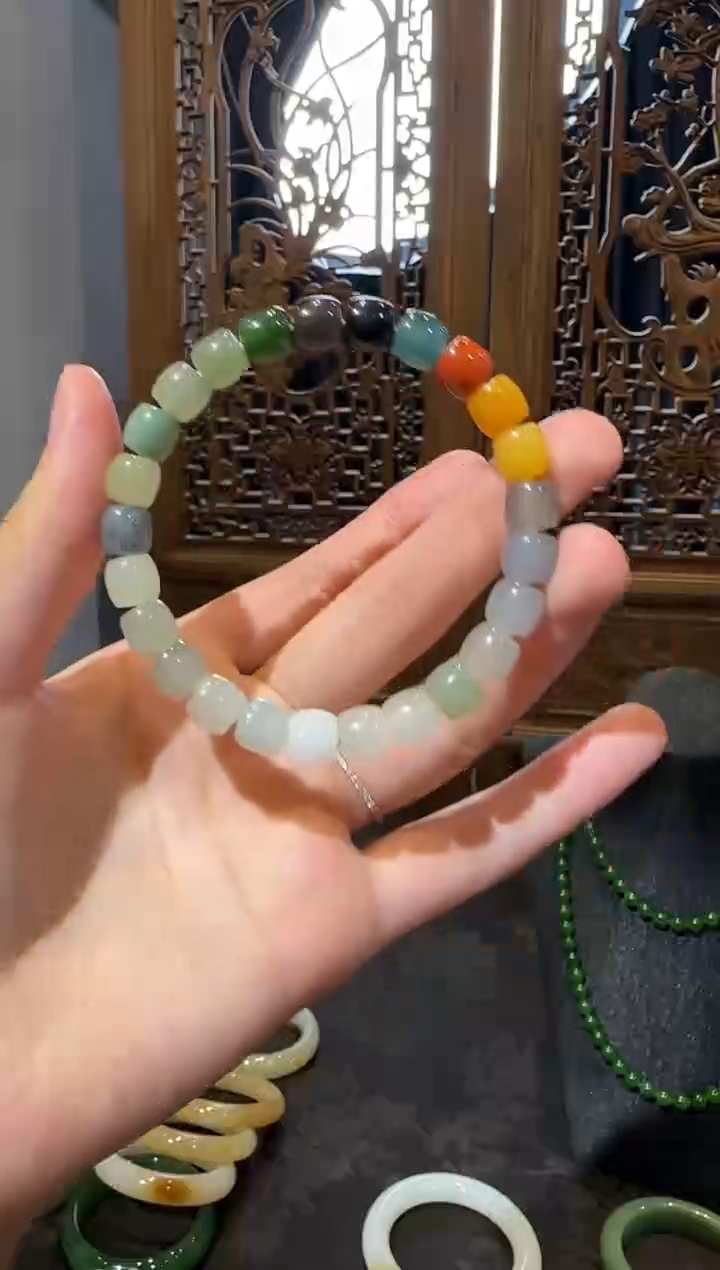 【闪购商品】和田玉手串未镶嵌多宝