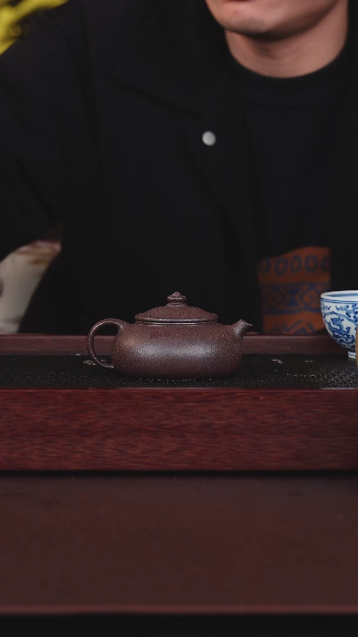 【闪购商品】紫砂茶壶半手工·寒江壶·160cc