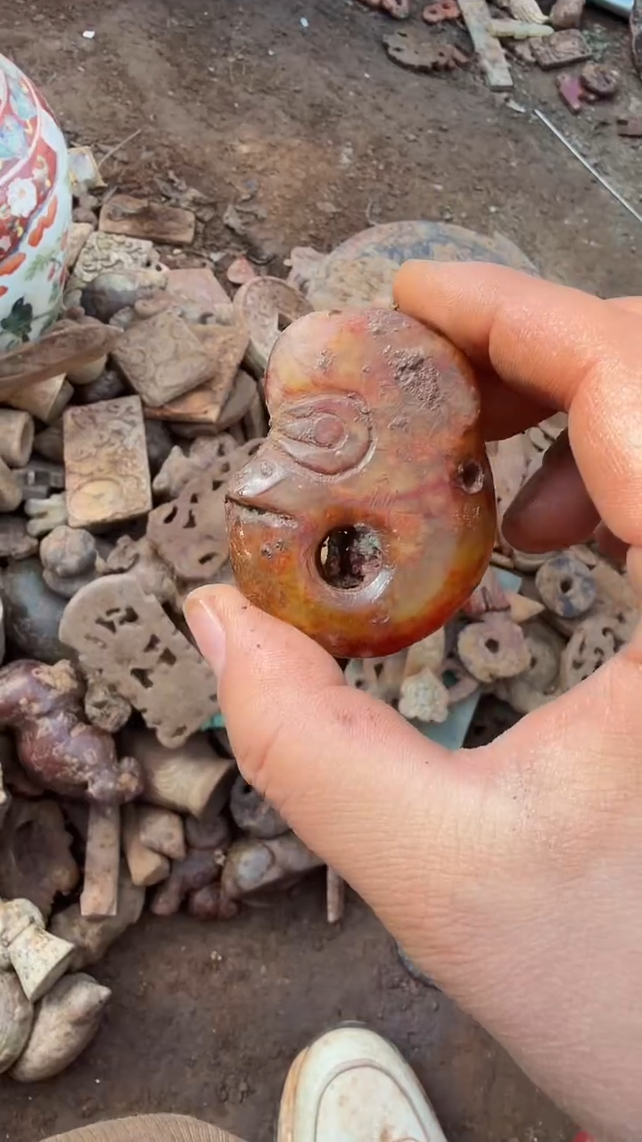 未镶嵌岫岩河磨玉（透闪石质玉）挂件꧁****꧂岫岩河磨玉