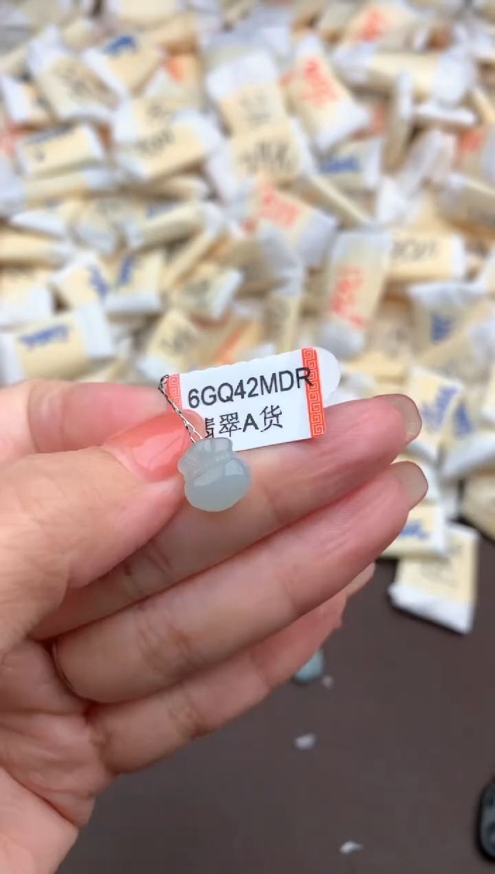 【闪购商品】翡翠挂件银S925镶嵌一47