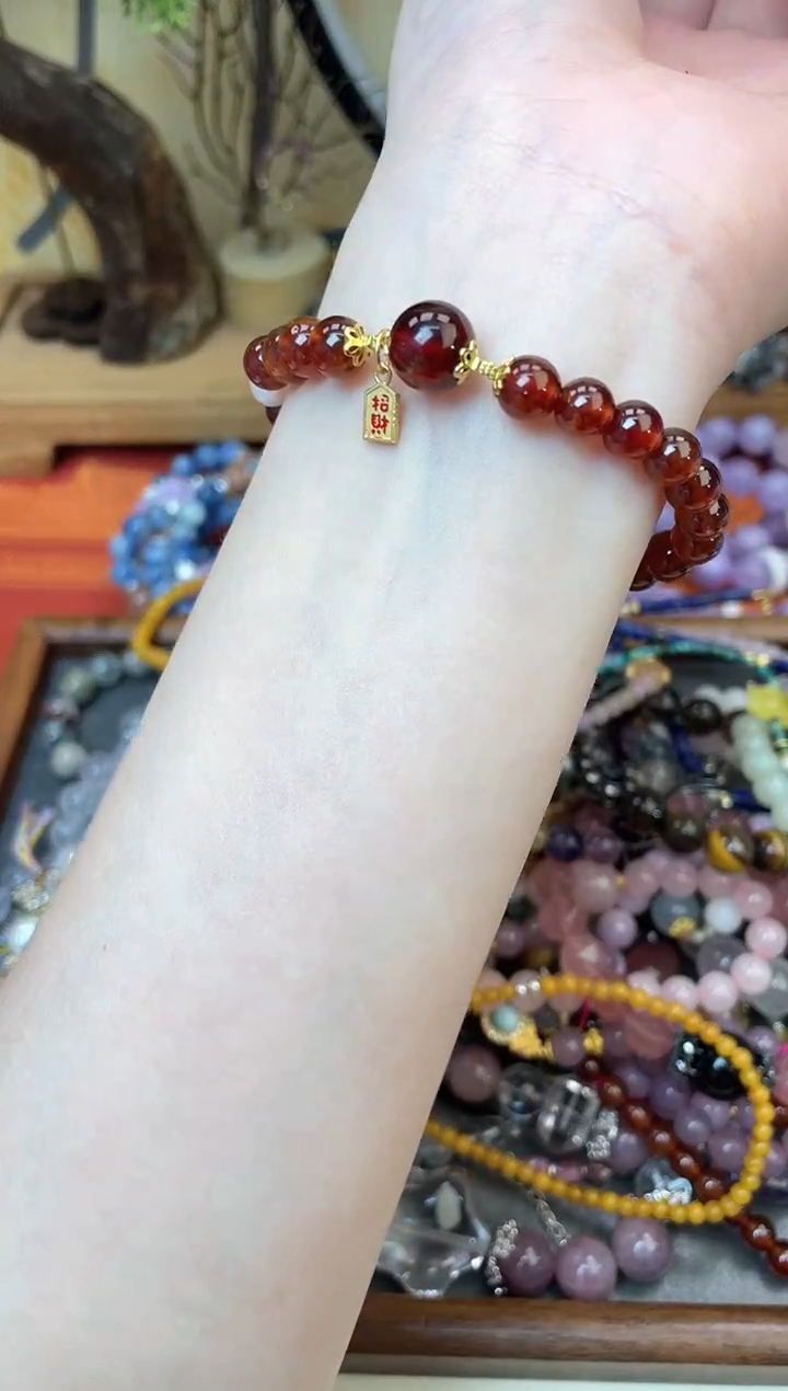 【闪购商品】石榴石手链未镶嵌432