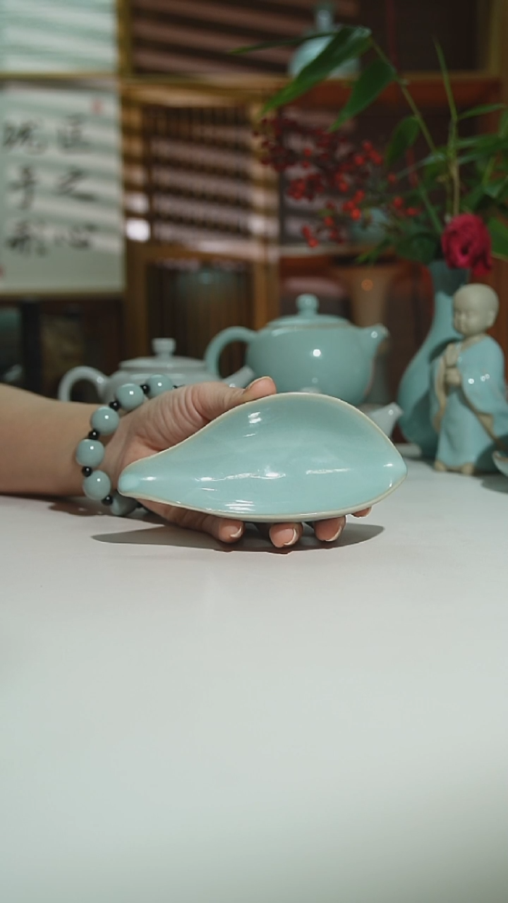 天青珑匠茶则珑匠