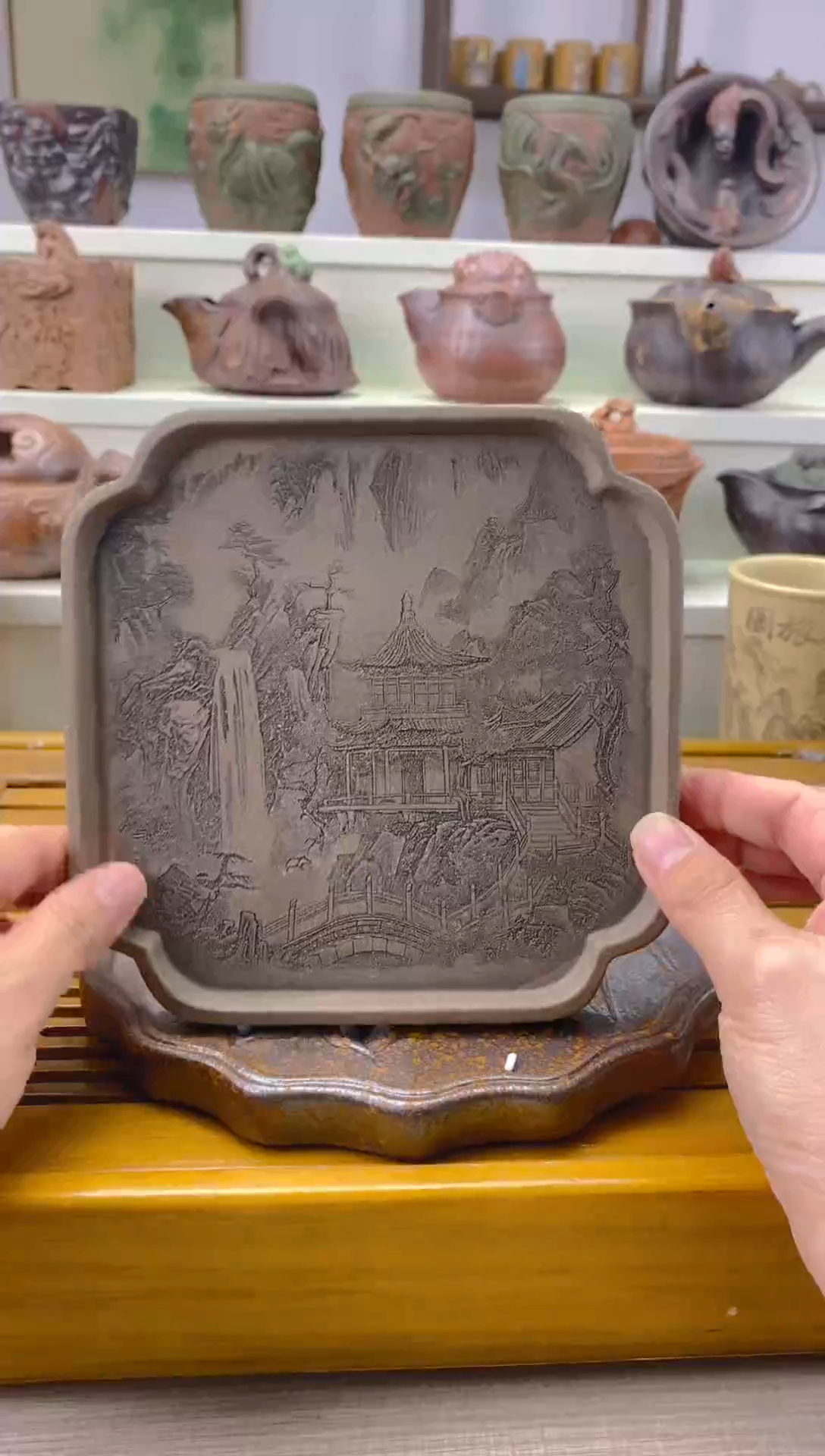 【闪购商品】紫砂茶杯【紫砂阁】宜兴原矿紫砂壶承