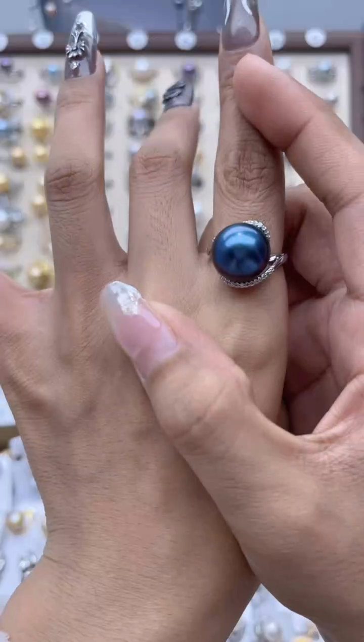 【闪购商品】淡水珍珠戒指合金41