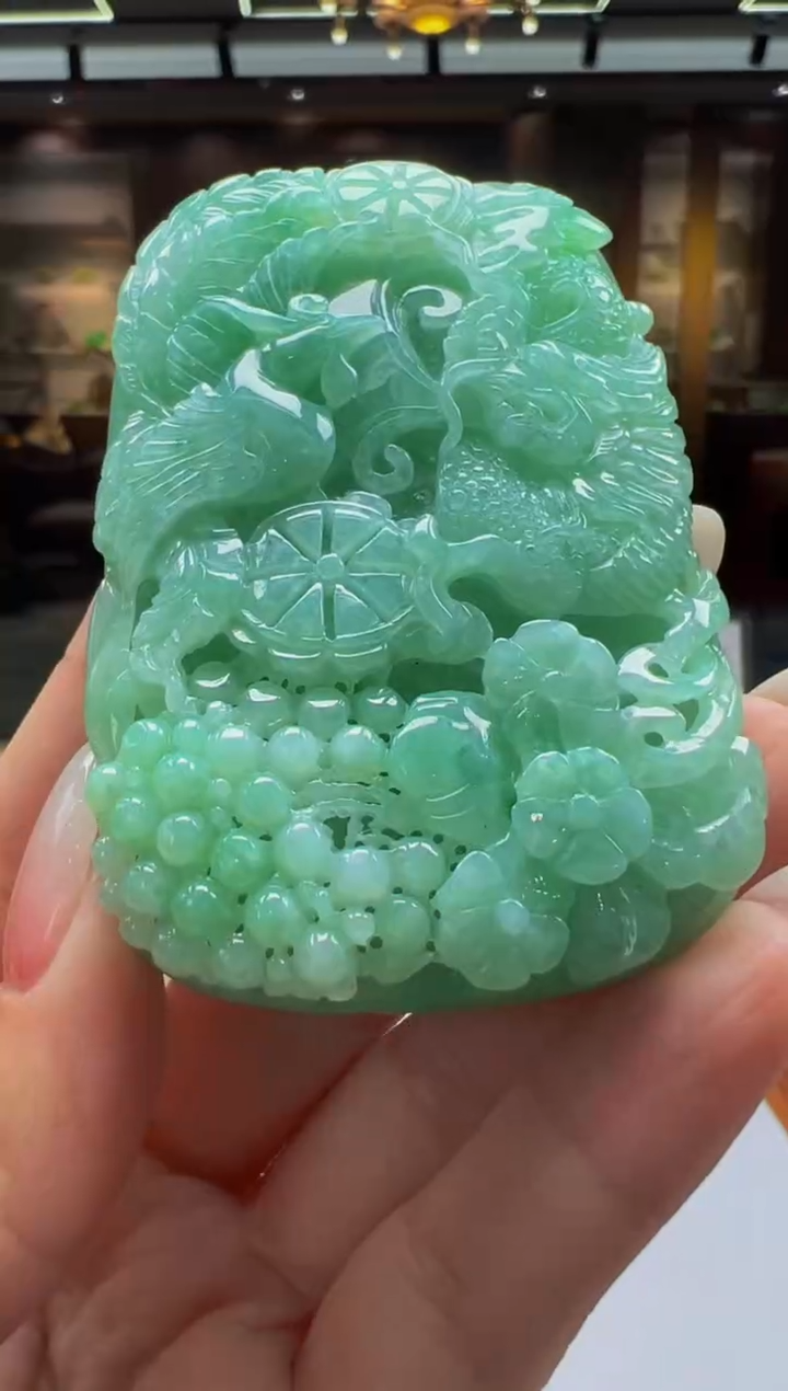 【闪购商品】定制翡翠未镶嵌Q2025-3-8-88