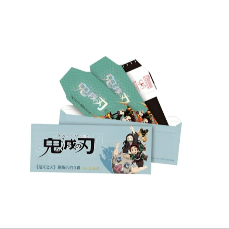 【黑土豆撕撕乐玩法】飞创社鬼灭拍立得撕撕乐卡牌盲盒