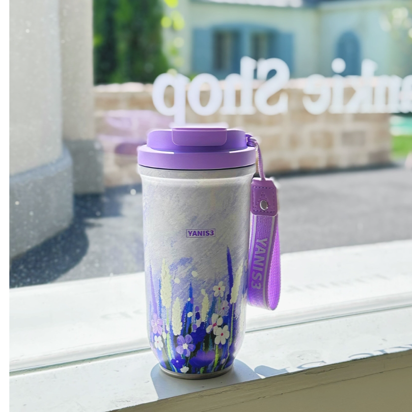 【杯子哥YANIS3专场】YANIS3倾心双饮咖啡杯316不锈钢保温杯600ML