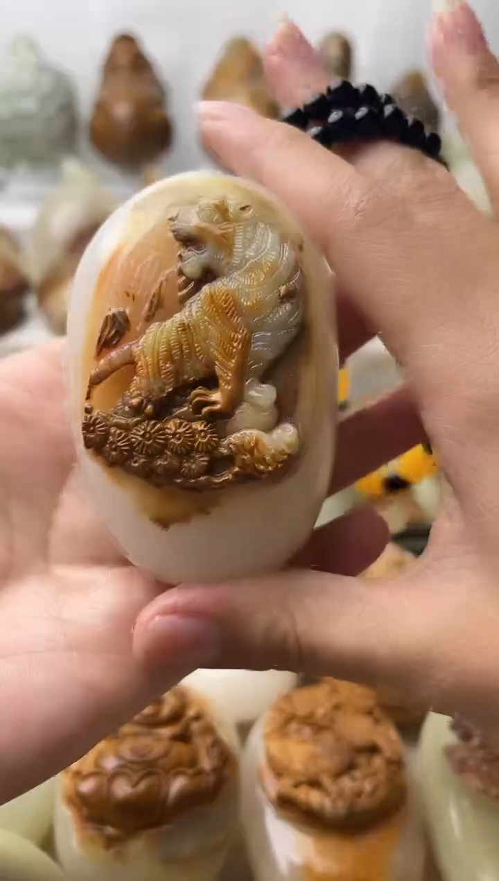 石材古青石棉纹正常不退换上山虎