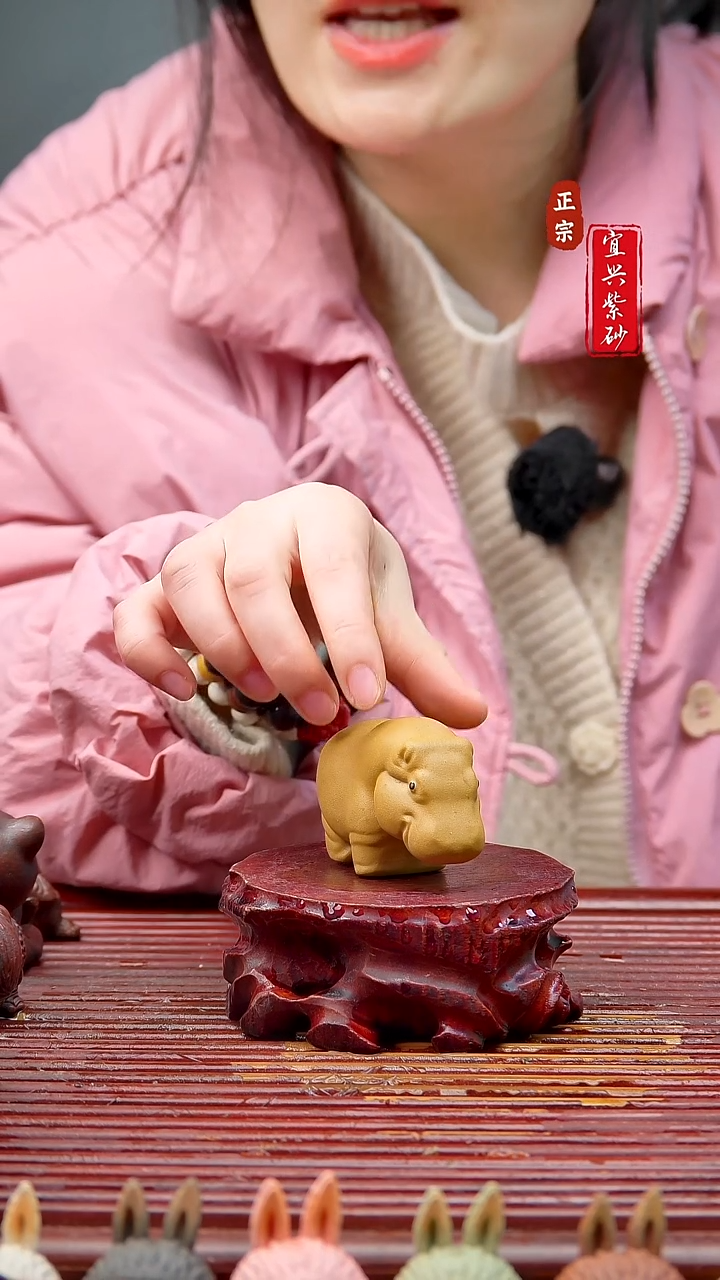 紫砂茶宠宜兴紫砂茶宠摆件