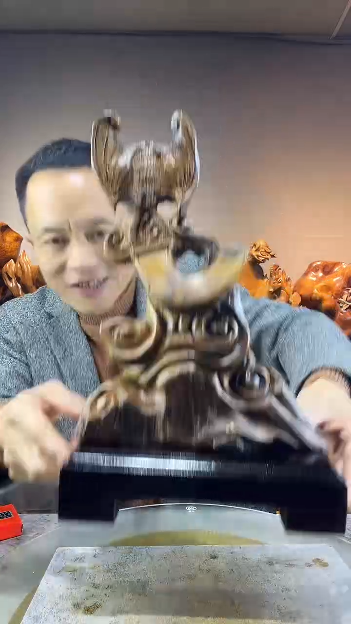 金丝楠沙**海小叶桢楠随行摆件11