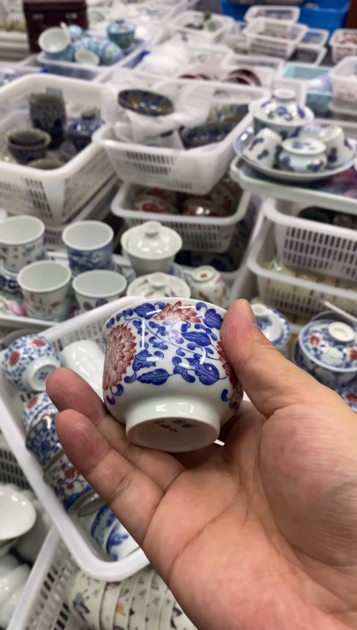 摆件陶景德陶瓷茶具容量约60