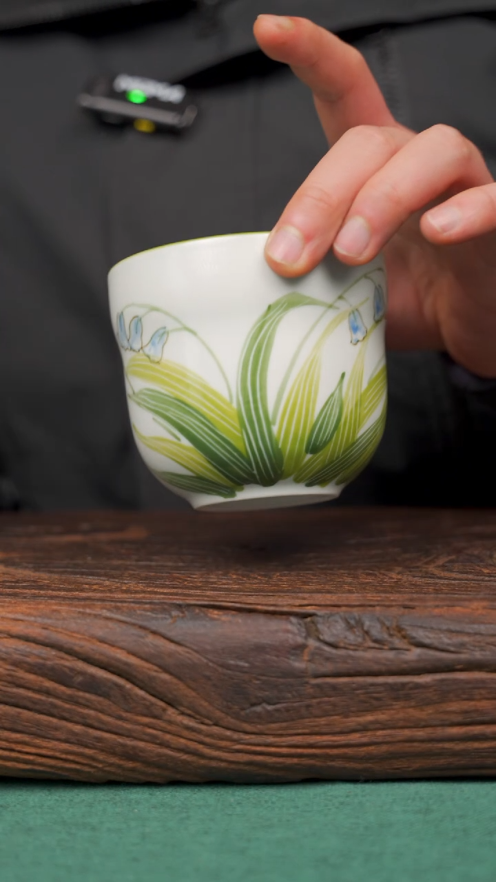 【闪购商品】瓷片98景德镇杯釉下手工手绘瓷器