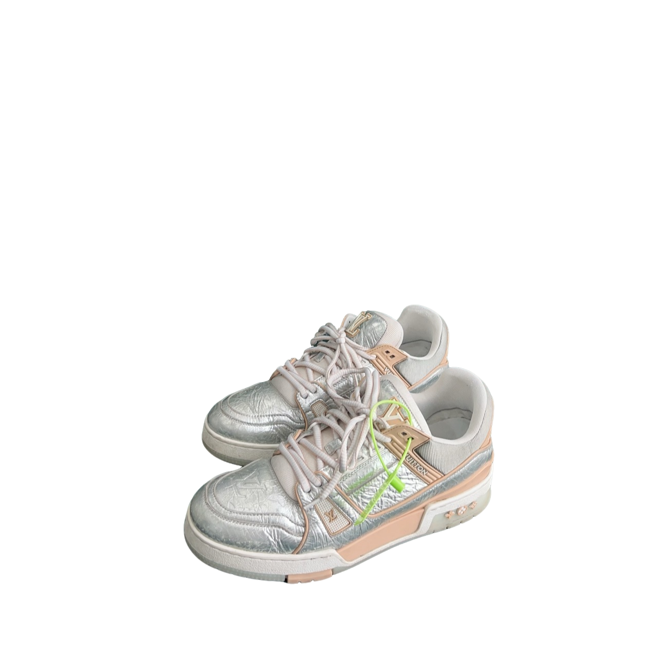 95新 LouisVuitton/路易威登  trainer锡纸银 42码d3609