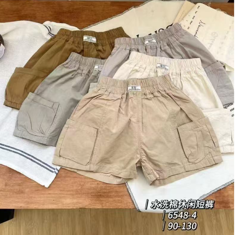 仔水洗棉休闲儿童短裤6