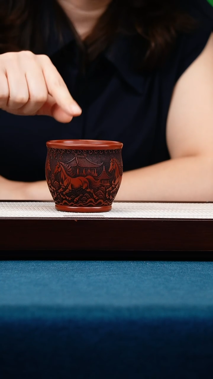 茶壶紫砂大红袍主人杯