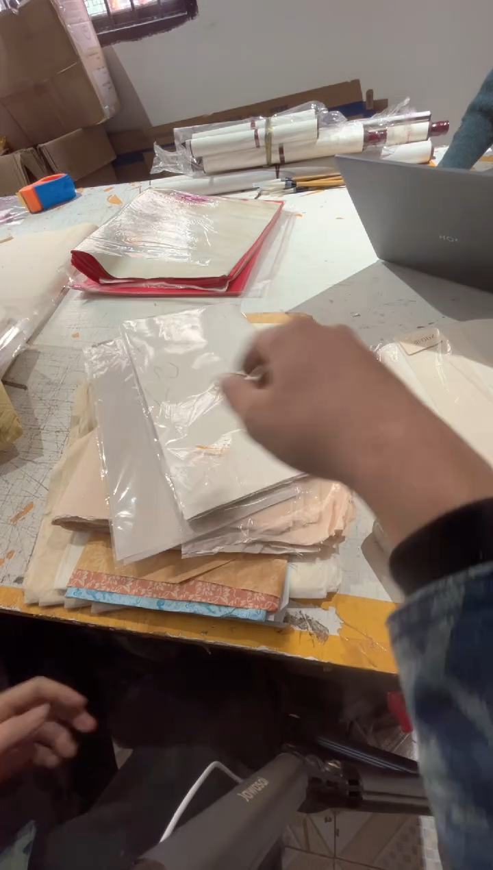 手工纸处理一堆杂货