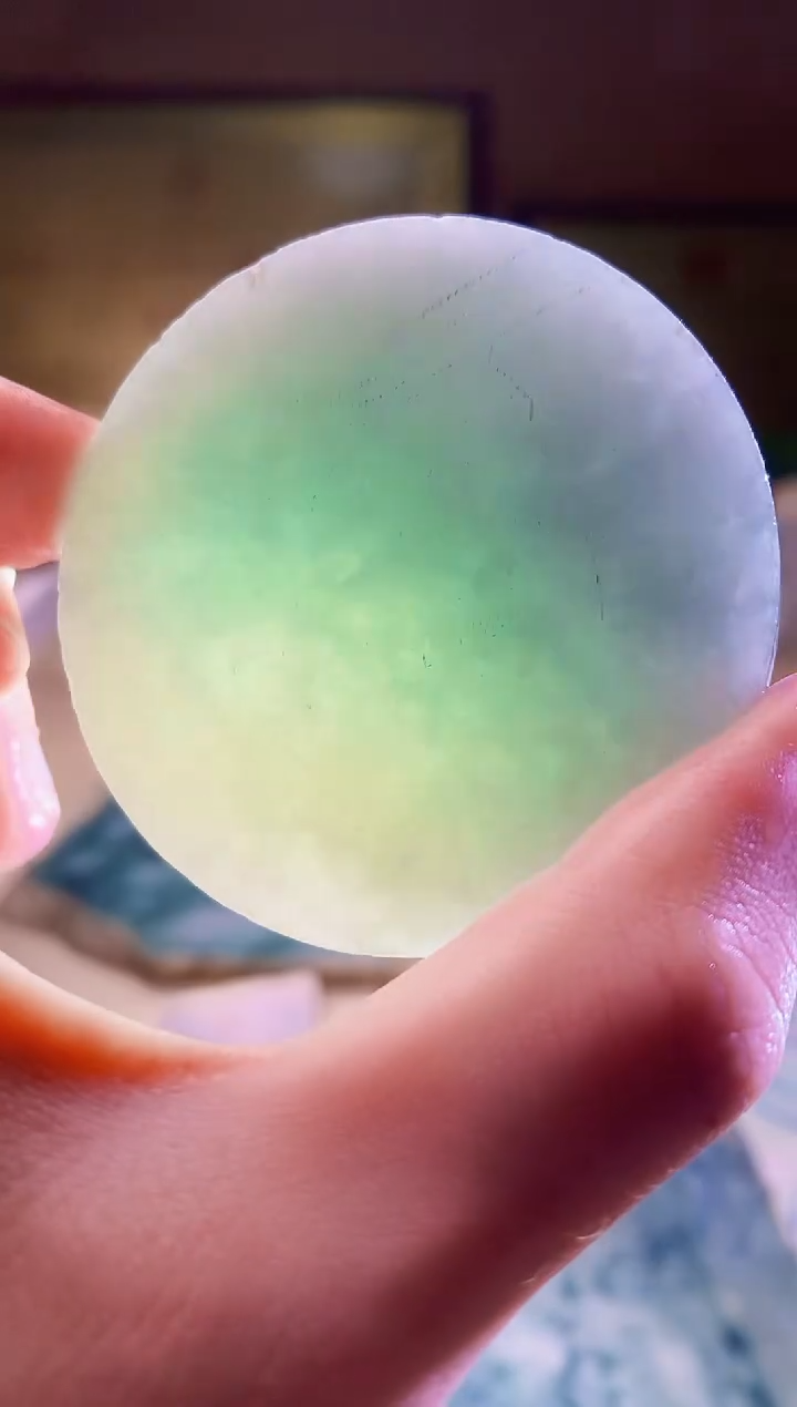 翡翠挂件未镶嵌A货张麦4117