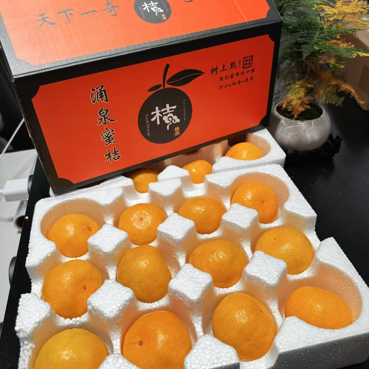 涌泉蜜桔一箱毛重5斤左右