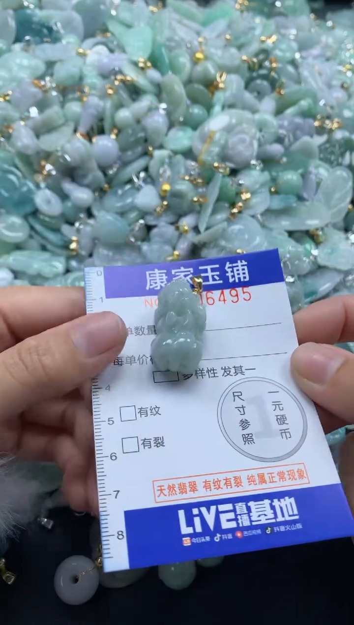 颈饰未镶嵌翡翠6495