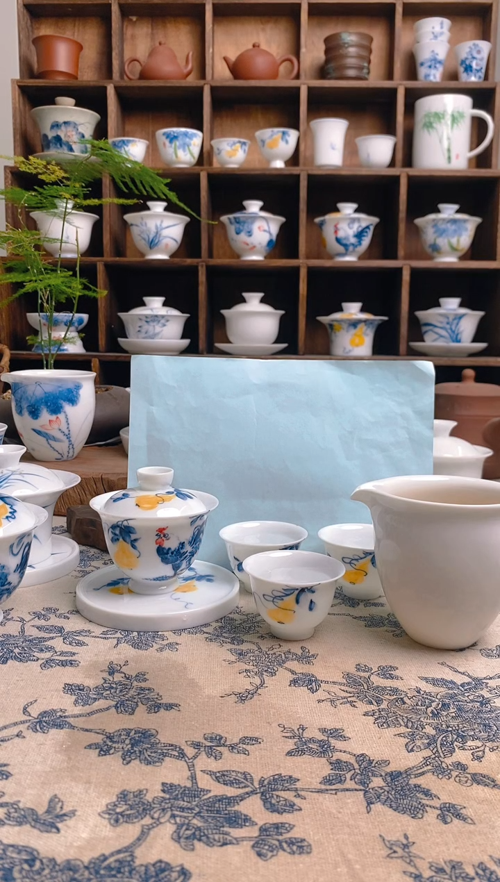 【闪购商品】盖碗/杯群芳斋闪购链接（以闪拍图片为准）