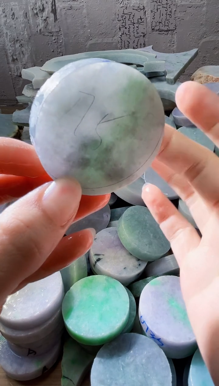 裸石翡翠天然翡翠A货古 南 283