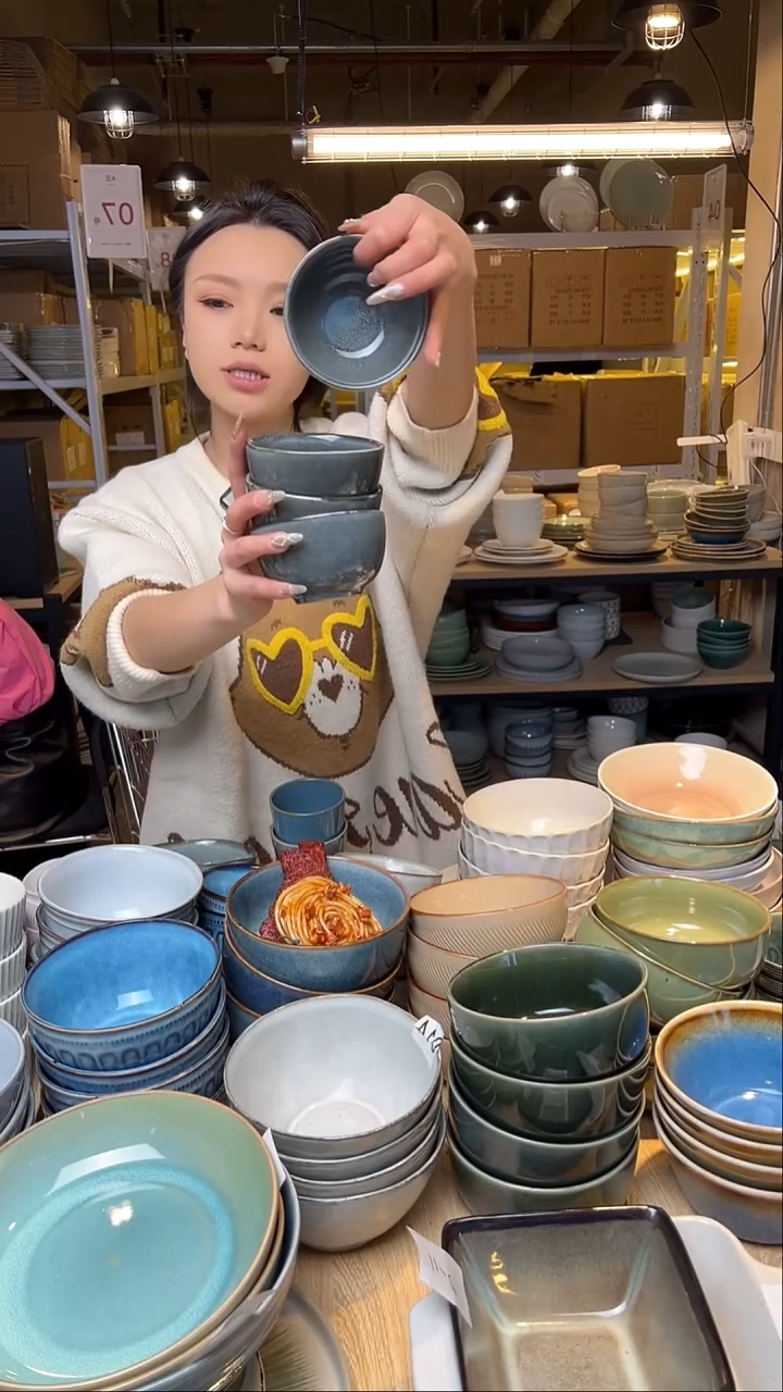 瓷209外贸尾货窑变釉下彩默外微瑕