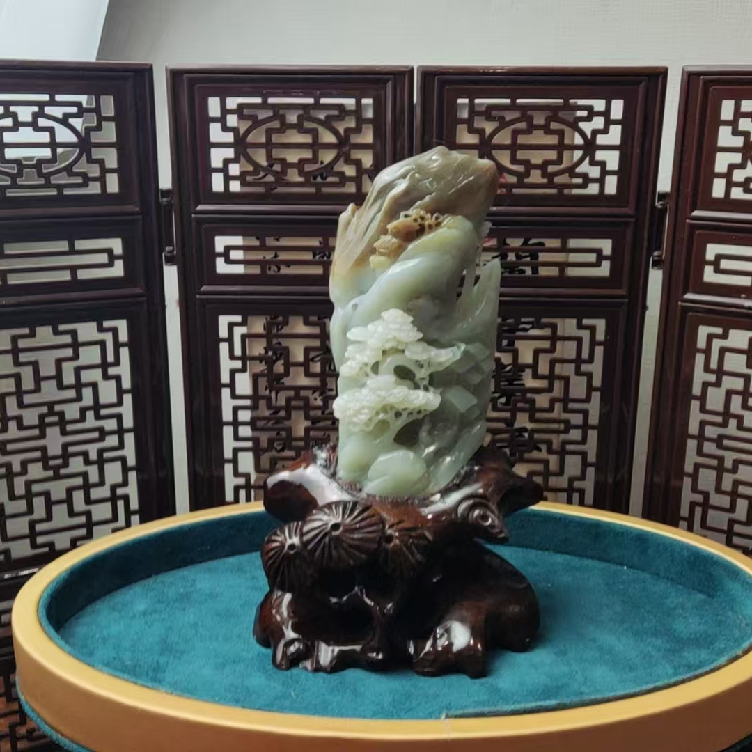 和田玉-----山水摆件