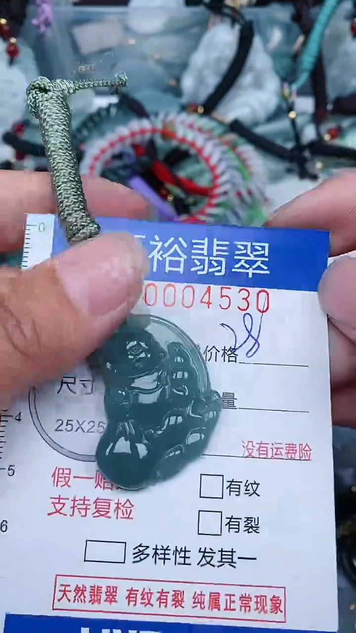 【闪购商品】翡翠颈饰未镶嵌...0004530