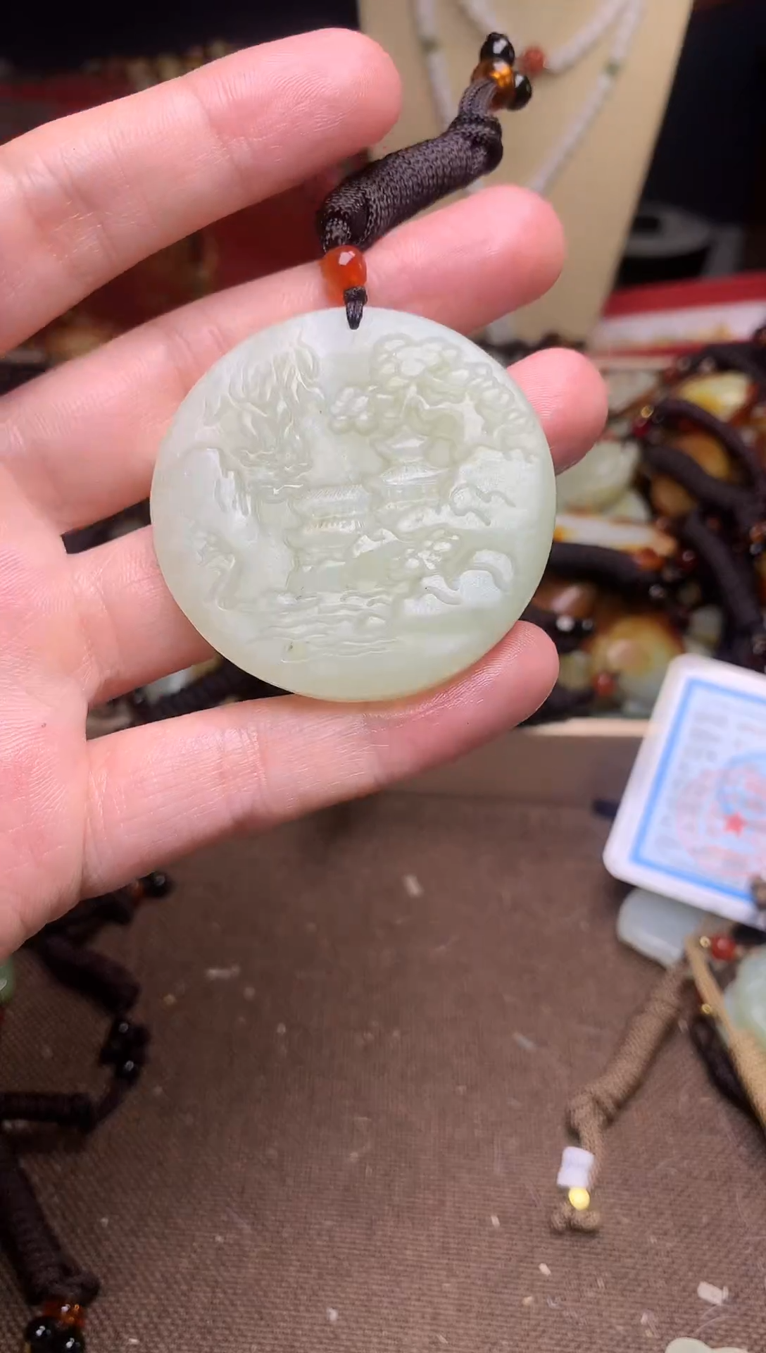 颈饰未镶嵌和田玉新疆料青海料清水和田玉吊坠