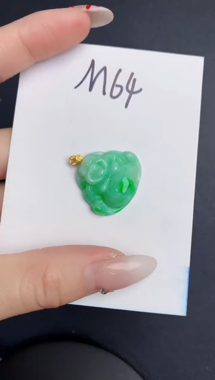 【闪购商品】翡翠颈饰18K金镶嵌000000000000