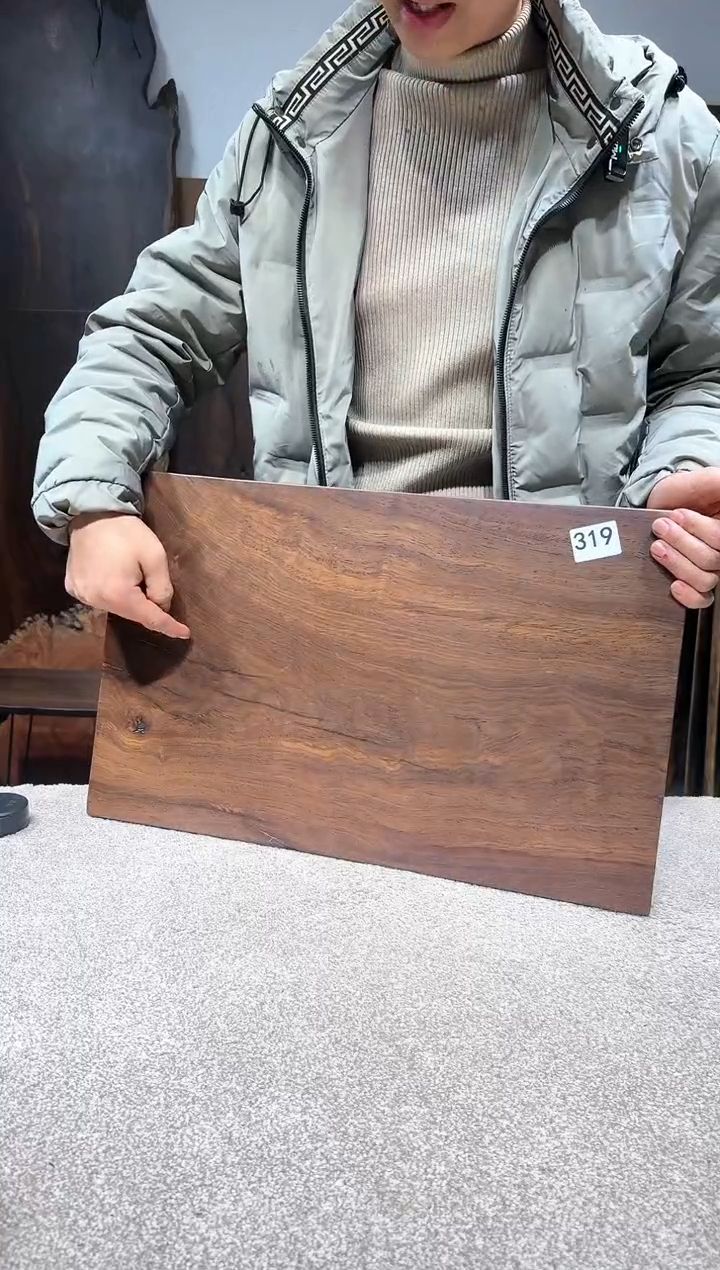 【闪购商品】风车木（黑檀木）尺寸55*35*2.5编号319