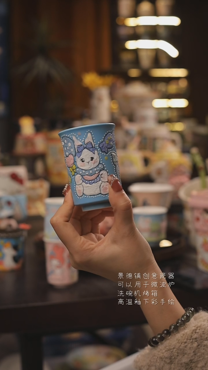 景德镇釉下彩绘设计师款式陶瓷