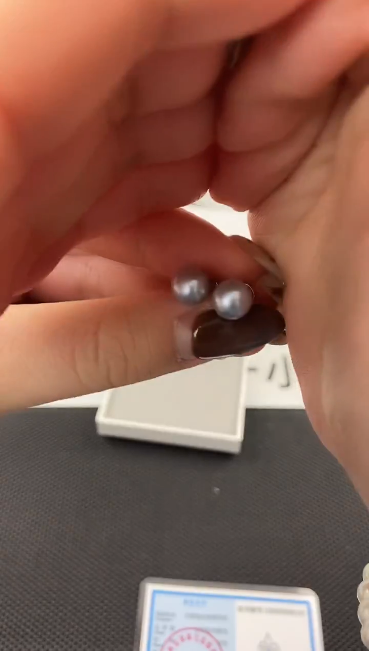 未镶嵌耳饰淡水珍珠ed1001