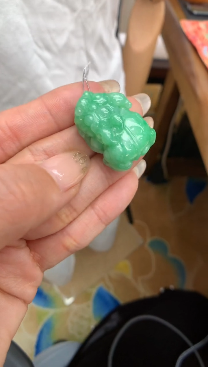 【闪购商品】翡翠颈饰未镶嵌貔貅