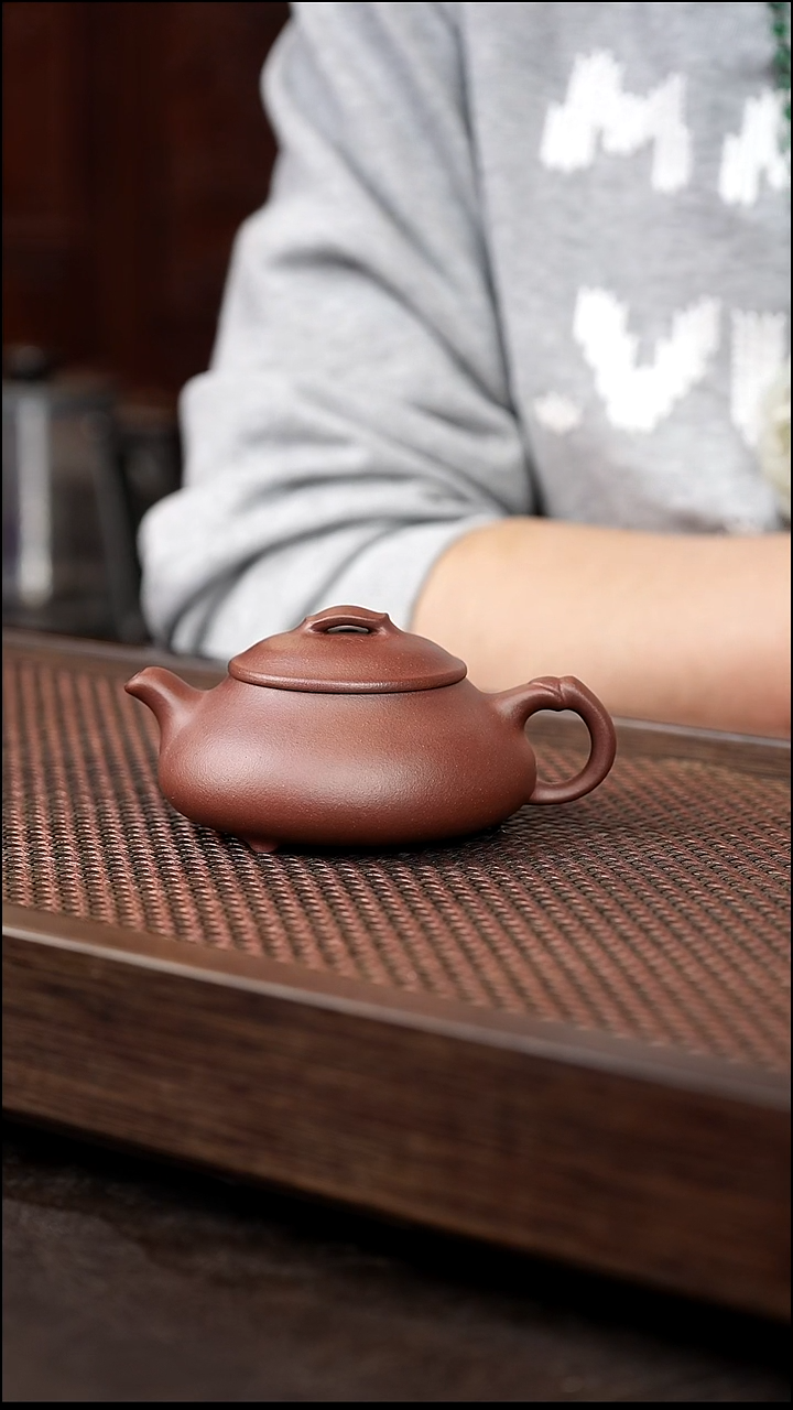 茶壶紫砂紫泥简瓢
