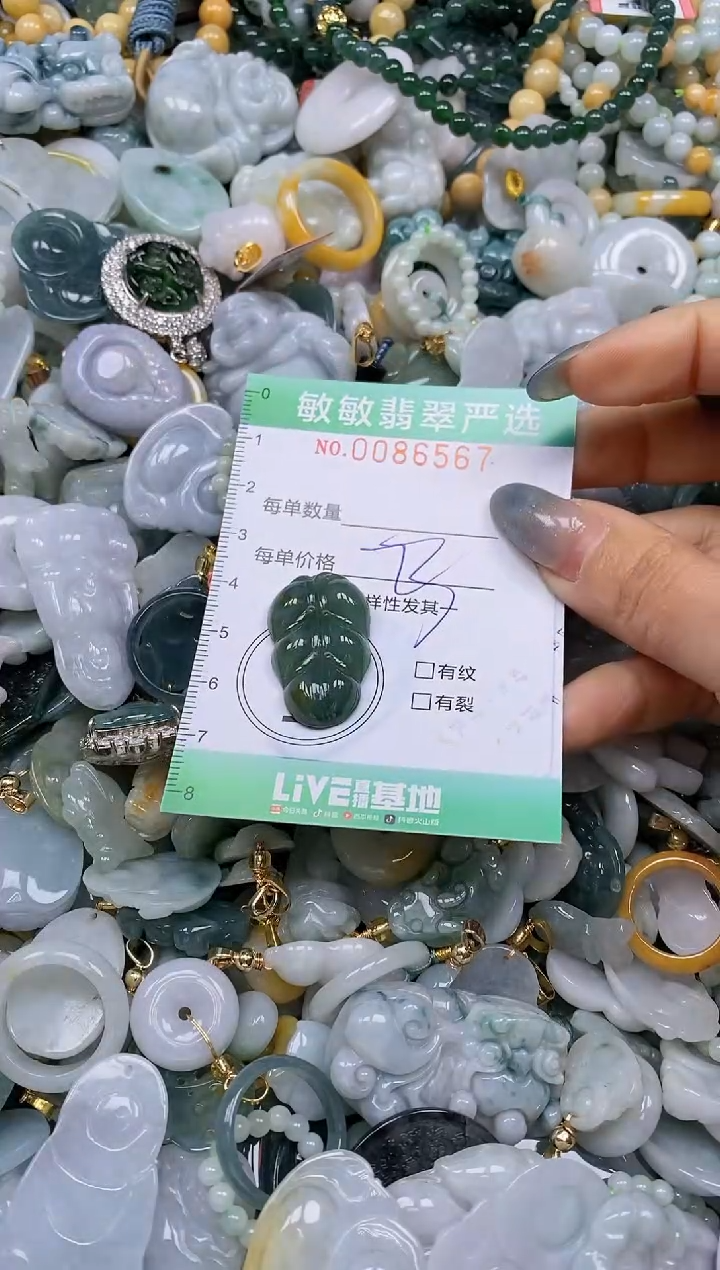 【闪购商品】翡翠颈饰未镶嵌闪购0086567