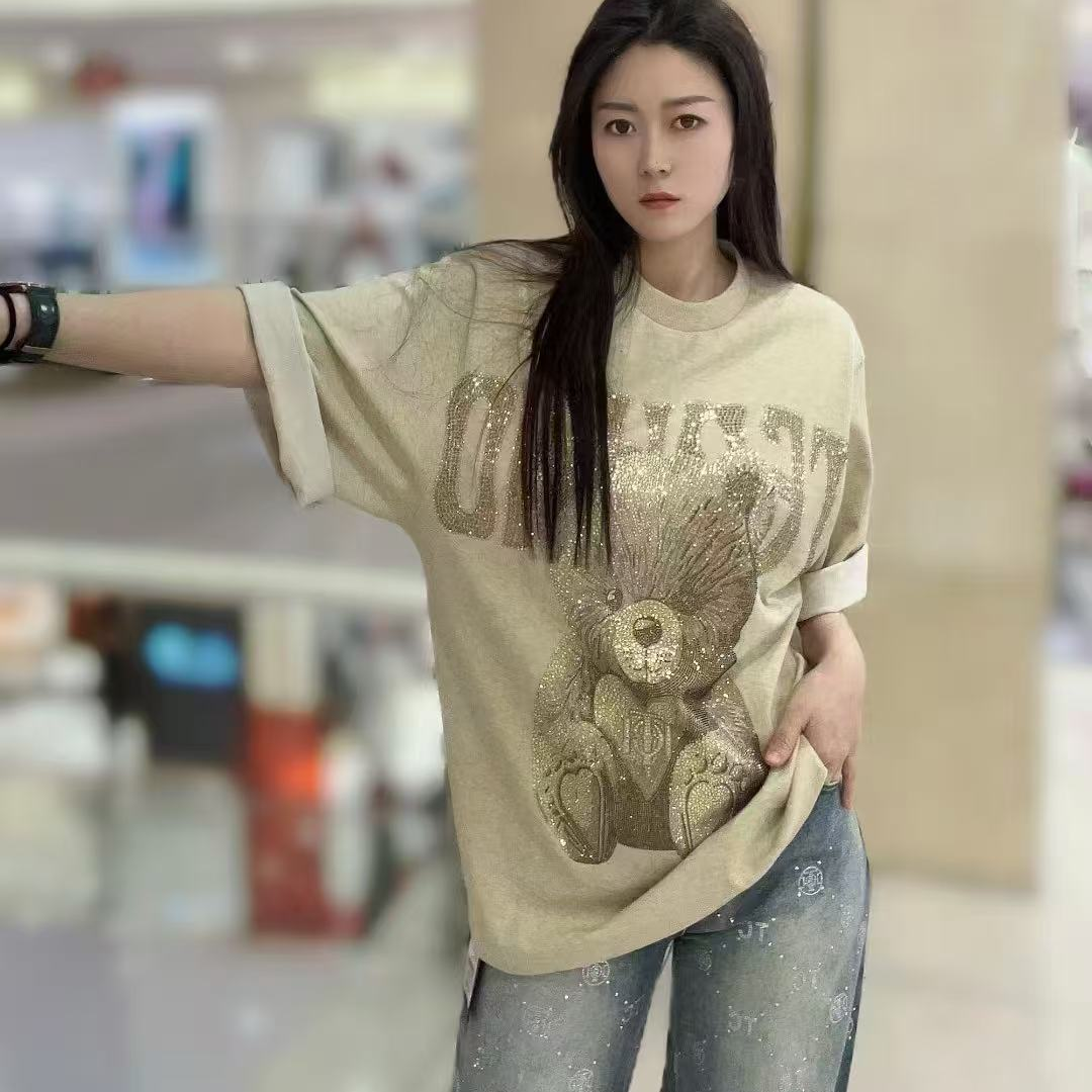 《店播专用》潮牌 时尚百搭短袖T恤T75B108022