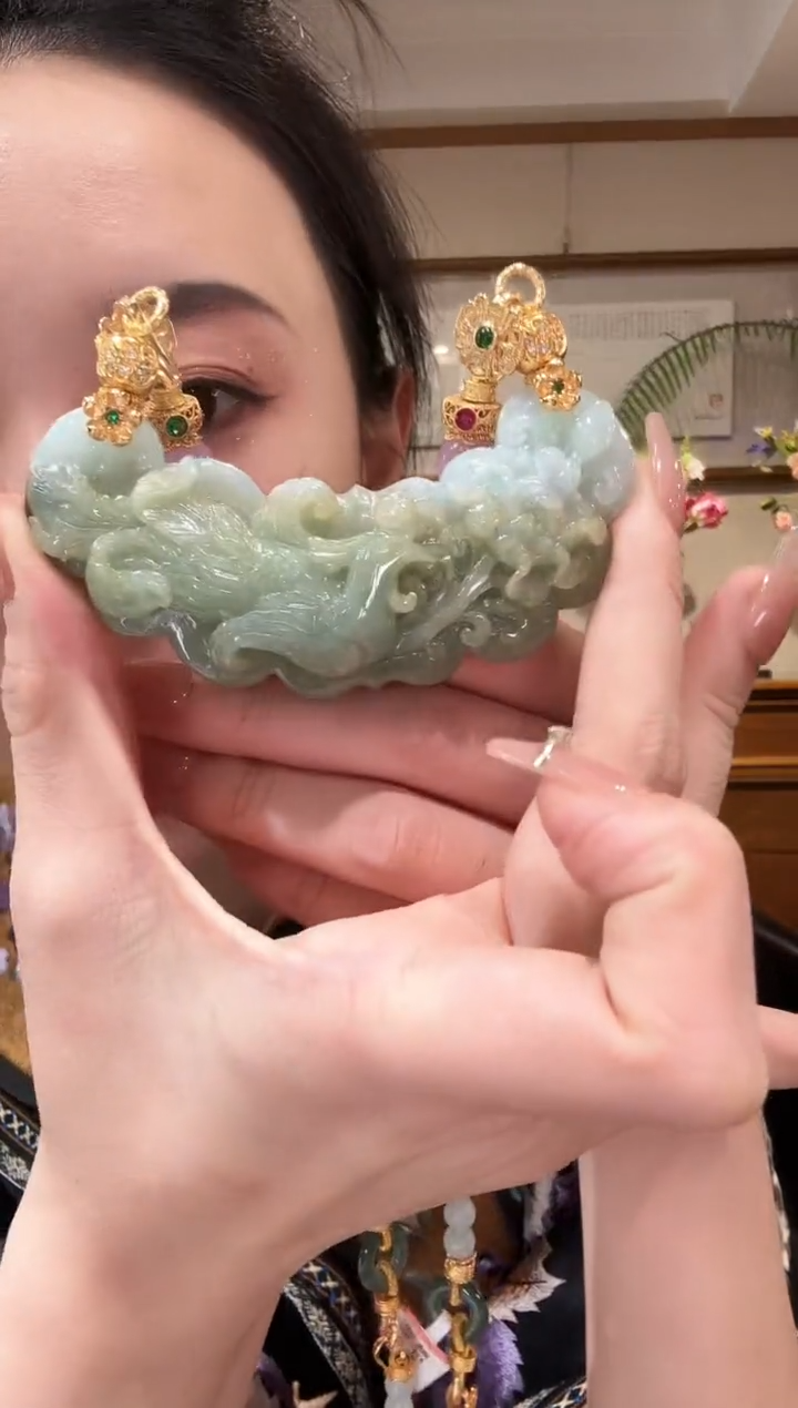 【闪购商品】翡翠颈饰未镶嵌国风