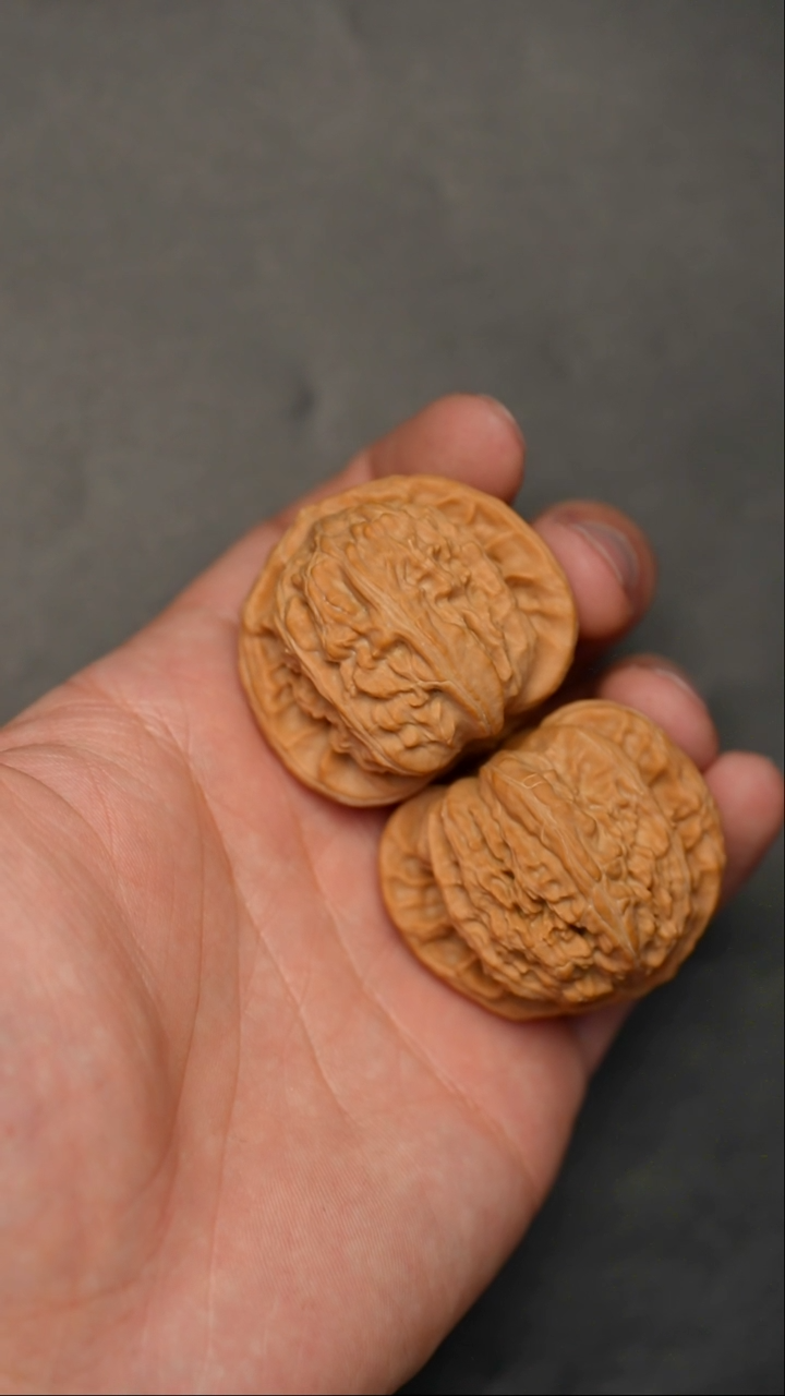 把件文玩核桃全品白狮子40