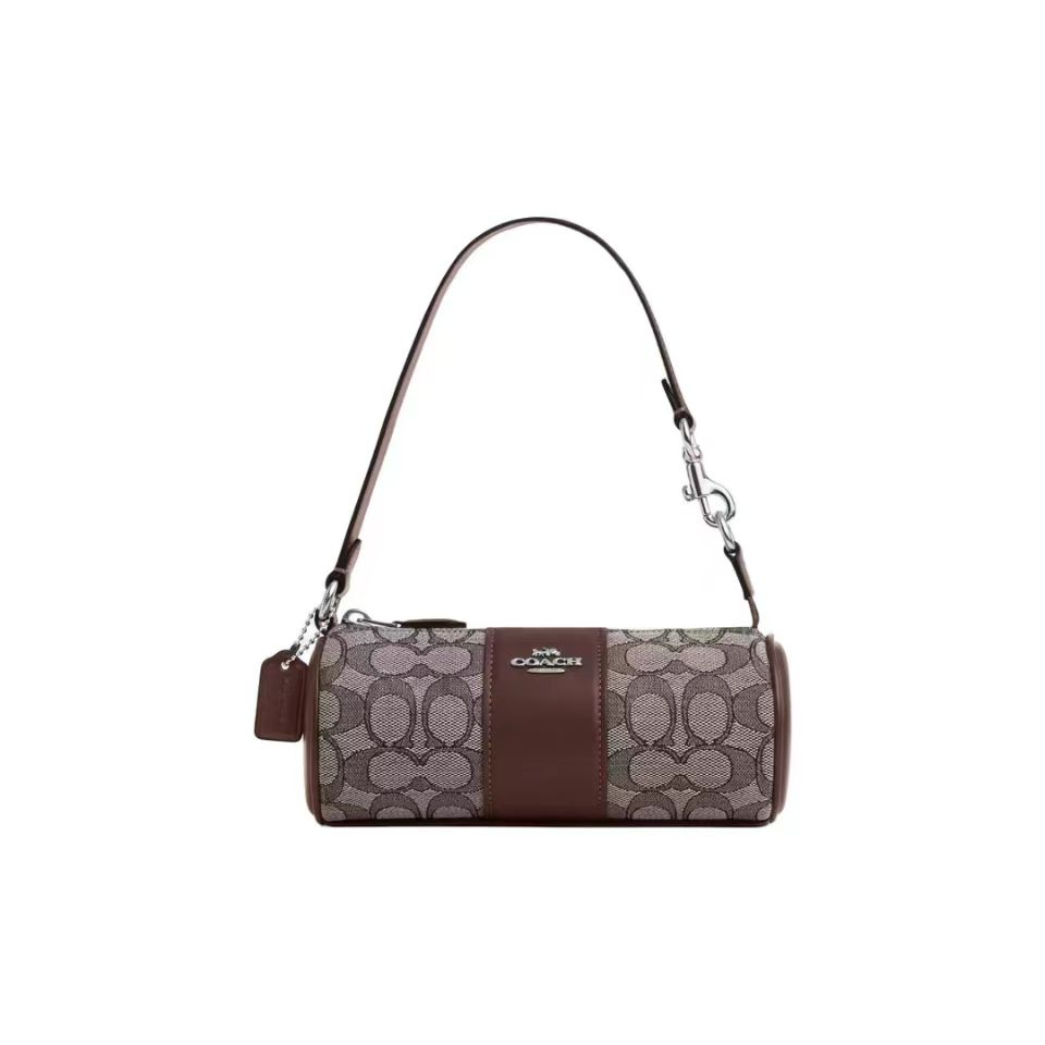 95新 COACH/蔻驰 a89圆筒包20*8*8