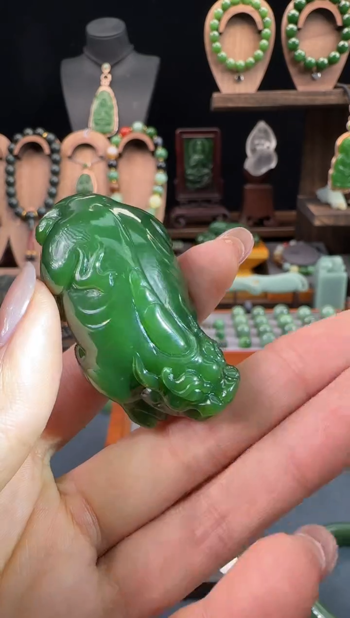 【闪购商品】和田玉（碧玉）吊坠未镶嵌1