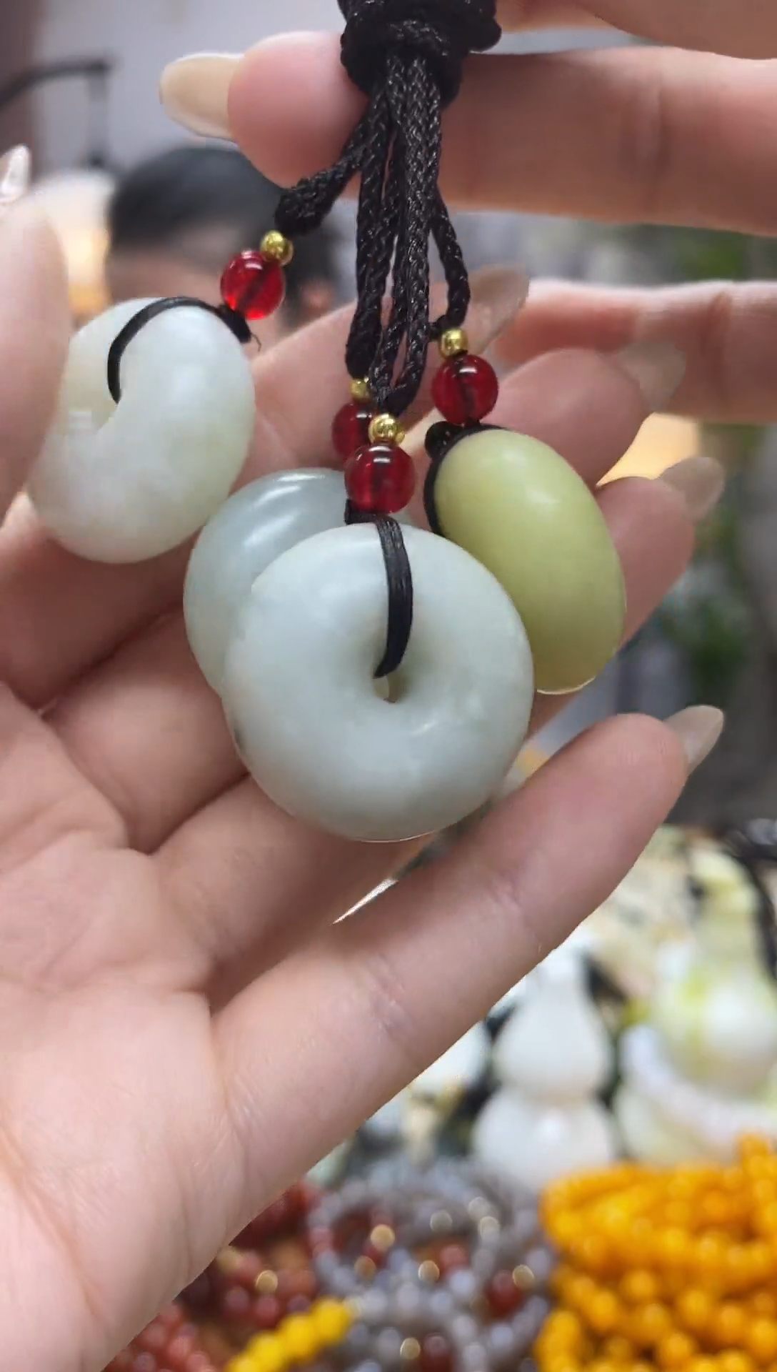 未镶嵌岫玉吊坠多样性发货拍一发一