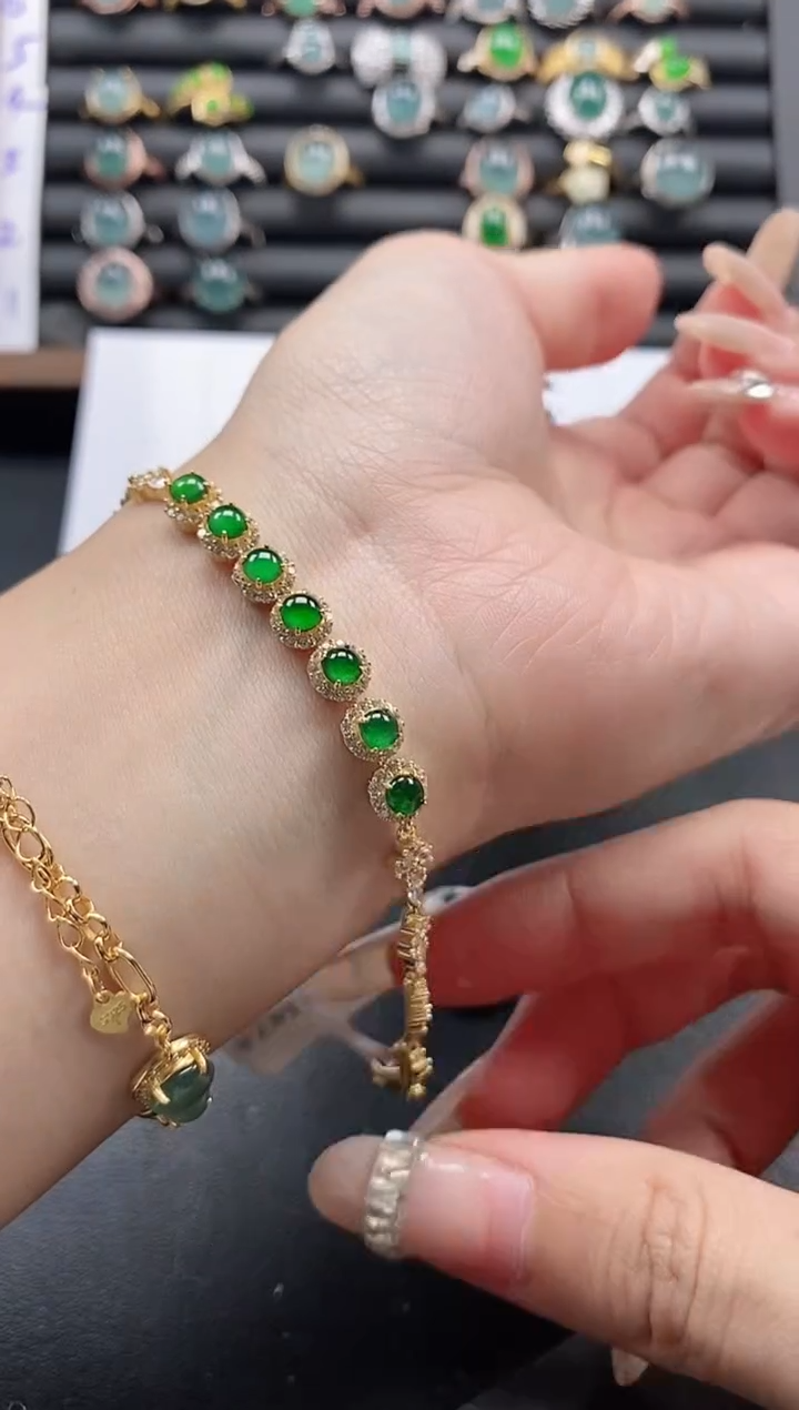 银S925镶嵌戒指翡翠5151-